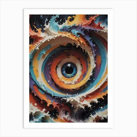 Eye Of The Storm~ Escape Clause ~ Reimagined Art Print