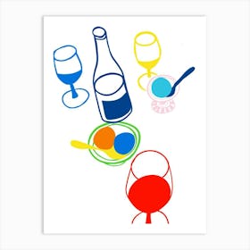 Glass Of Wine 2 Art Print