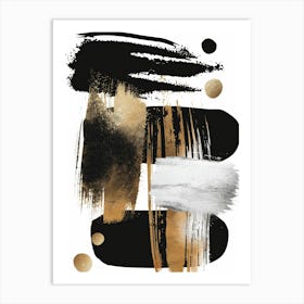 Abstract Brushstrokes 32 Art Print