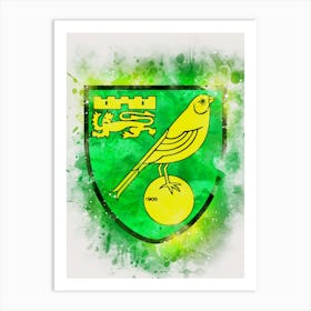 Norwich City 4 Art Print