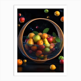 Basket Of Fruit 11 Art Print