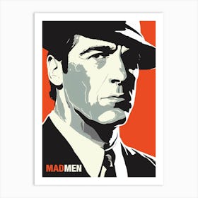 Don Draper Madmen Art Print