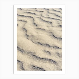 Sand Dune pattern texture Art Print