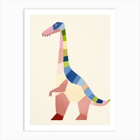 Nursery Dinosaur Art Plateosaurus 2 Art Print