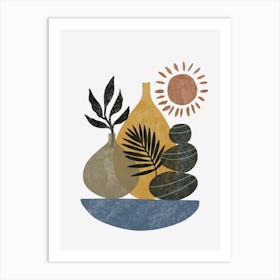 Vases And Plants 25 Art Print