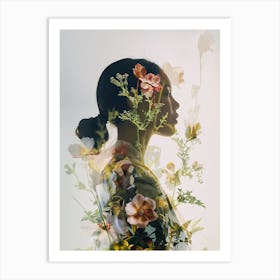 "Floral Fantasy" Art Print