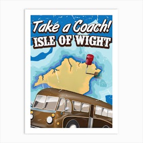 Take A Coach Isle Of Wight Art Print