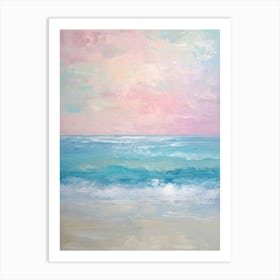 Sunset At The Beach 9 Art Print