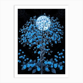 Moon Tree 3 Art Print