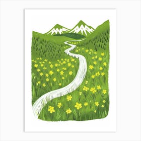 Road In The Mountains 4 Art Print