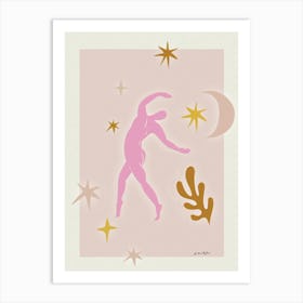 DANCER PINK Art Print