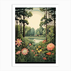 Callway Gardens Usa Henri Rousseau Style 1 Art Print