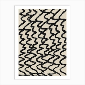 Wavy Lines 3 Art Print