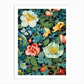 Floral Wallpaper 76 Art Print