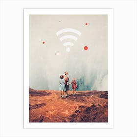 Wirelessly Connected To Eternity Art Print