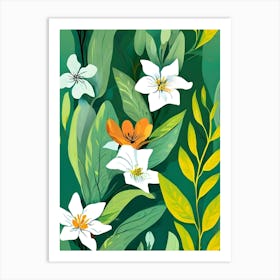 Floral Pattern 13 Art Print