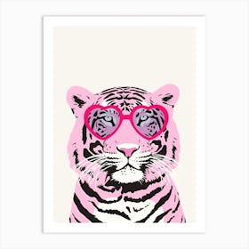 Funky Tiger 1 Art Print