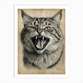 Roaring Cat 1 Art Print