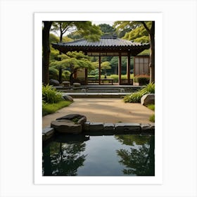 Japanese Garden 4 Art Print