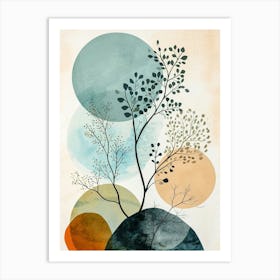 Abstract Tree Painting Art Print