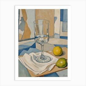 Glass Of Water no1 Art Print