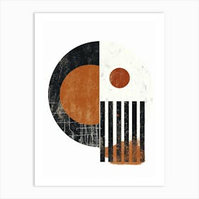 Trier Clean Lines - Minimalist Bauhaus Art Print