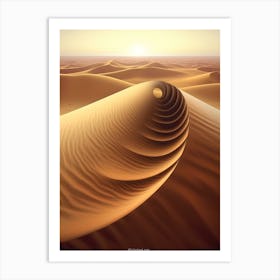 Dune Fantasy Art Art Print