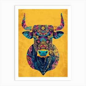 Bull Print Art Print