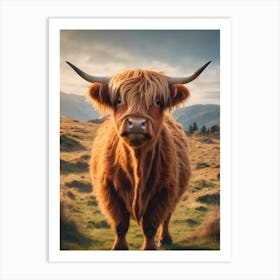 Highland Cow 21 Art Print
