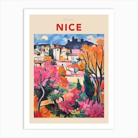 Nice France 6 Fauvist Travel Poster Art Print