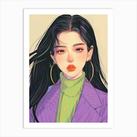 Asian Girl 34 Art Print