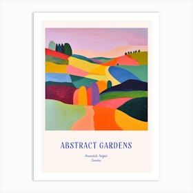 Colourful Gardens Rosendals Trdgrd Sweden 2 Blue Poster Art Print