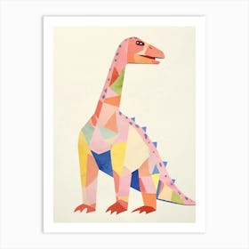 Nursery Dinosaur Art Alectrosaurus 2 Art Print