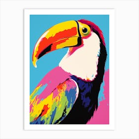 Andy Warhol Style Bird Toucan 4 Art Print
