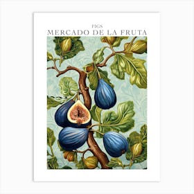 Mercado De La Fruta Figs Illustration 3 Poster Art Print