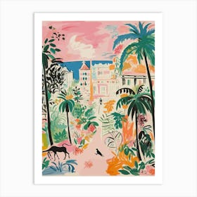 Dreamy Summer Pastels Illustration 8 Art Print