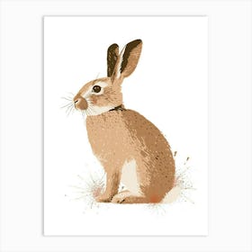 Havana Rabbit Nursery Illustration 1 Art Print