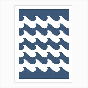 Wave Pattern Art Print