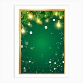 Christmas Frame 3 Art Print