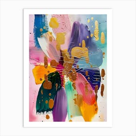 Abstract Flower Painting 2 Art Print