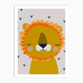 Little Lion Art Print