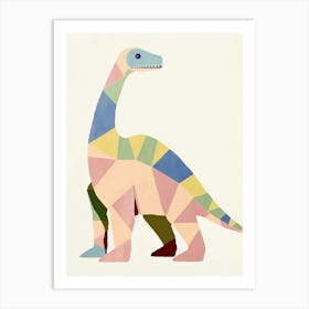 Nursery Dinosaur Art Iguanodon 2 Art Print