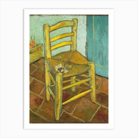 Van Goghs Chair, Vincent van Gogh Art Print