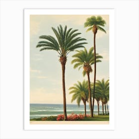 Newport Beach California Vintage Art Print