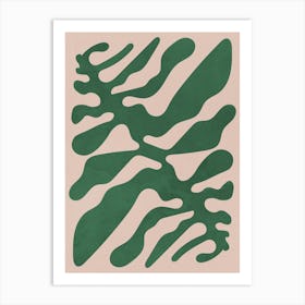 Tiger Leaf Art Print