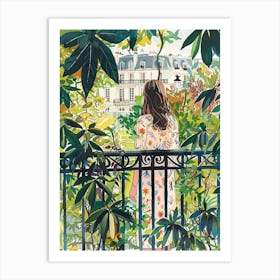 In The Garden Luxembourg Gardens France 4 Art Print