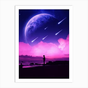 Silhouette Dreams Art Print