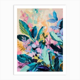 Abstract Floral Painting 8 Art Print