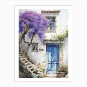 Blue Door Art Print