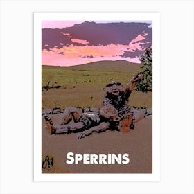 Sperrins, AONB, Area of Outstanding Natural Beauty, National Park, Nature, Countryside, Wall Print, 1 Art Print
